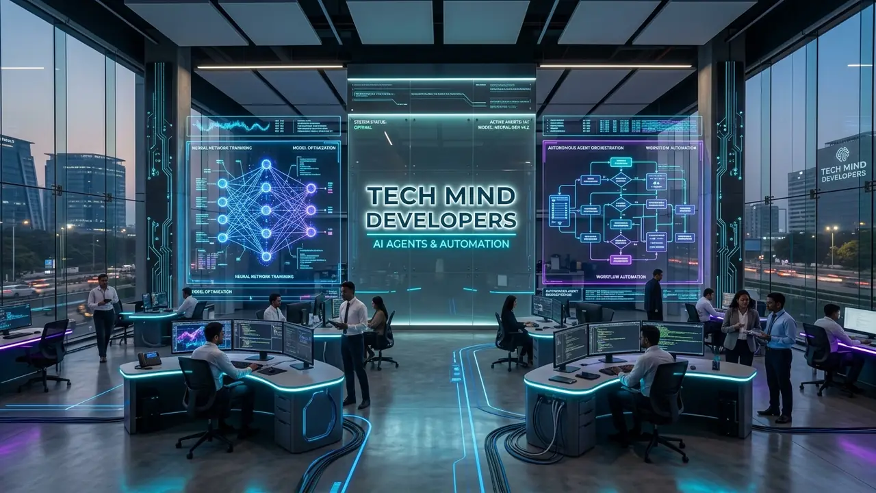 Best AI Agents and Automation Company in Gurugram - Tech Mind Developers