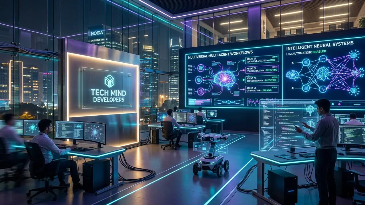 Best AI Agents and Automation Company in Noida - Tech Mind Developers