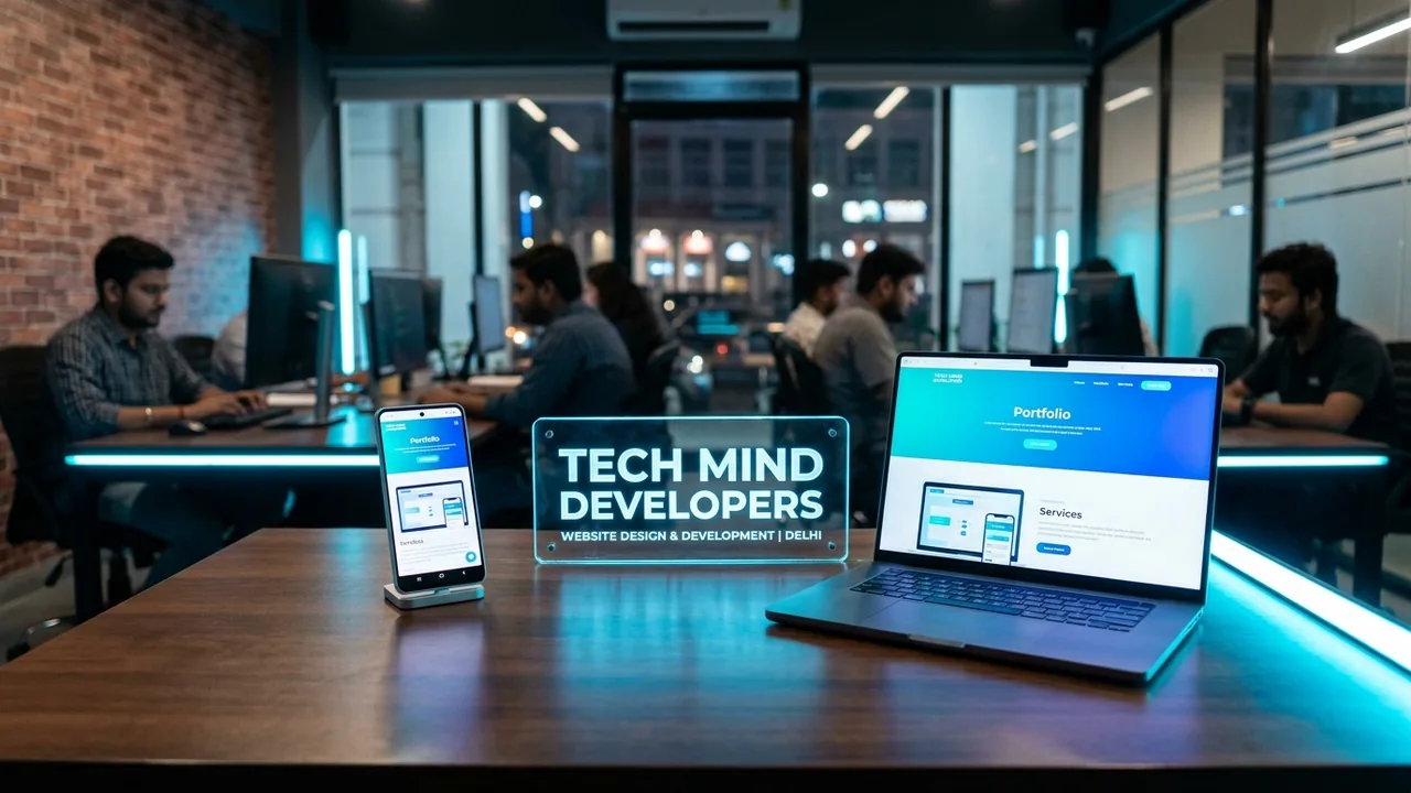 Best Website Design and Development Company in Delhi - Tech Mind Developers