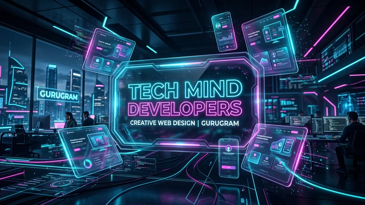 Creative Website Designing Company in Gurugram - Tech Mind Developers