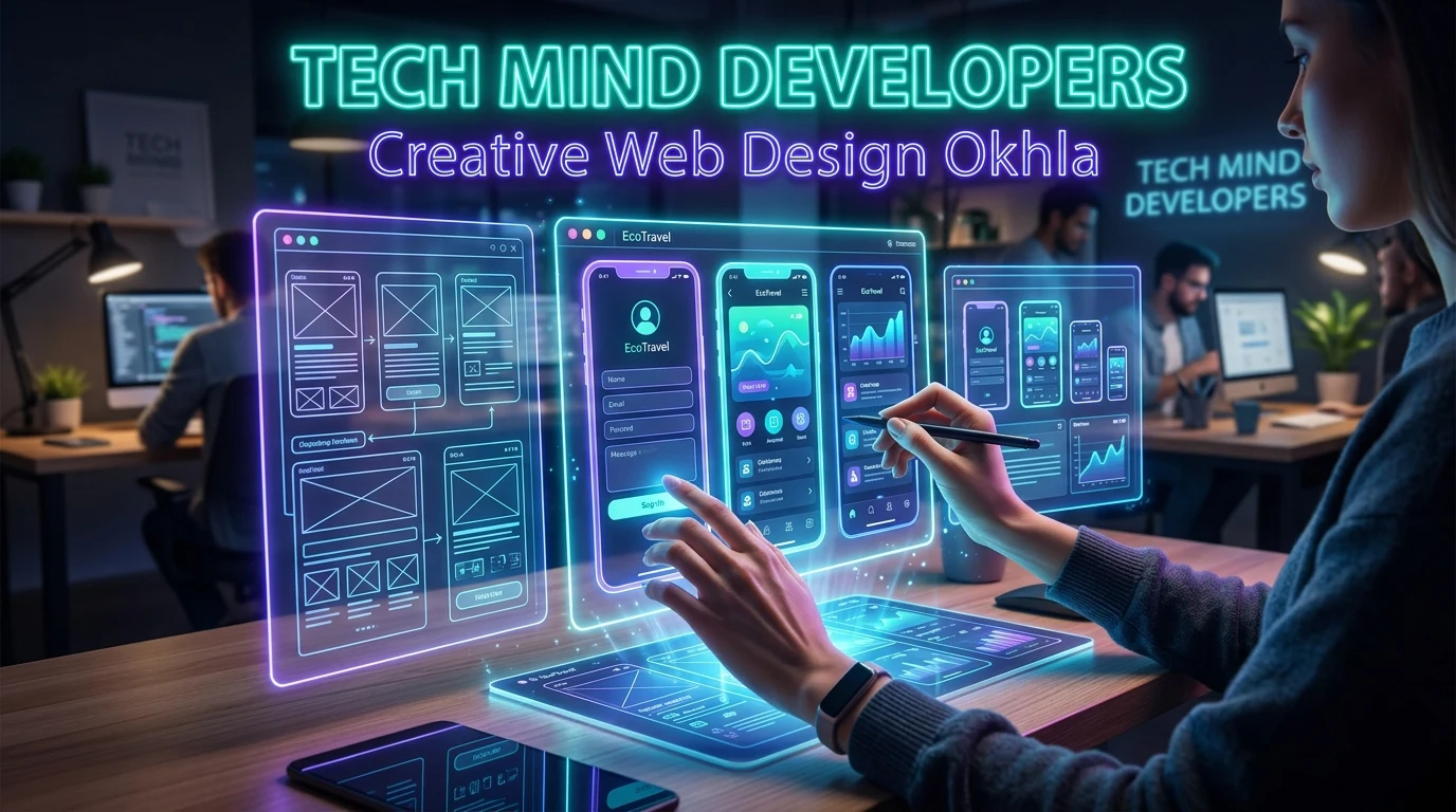 Creative Website Designing Company in Okhla Delhi - Tech Mind Developers