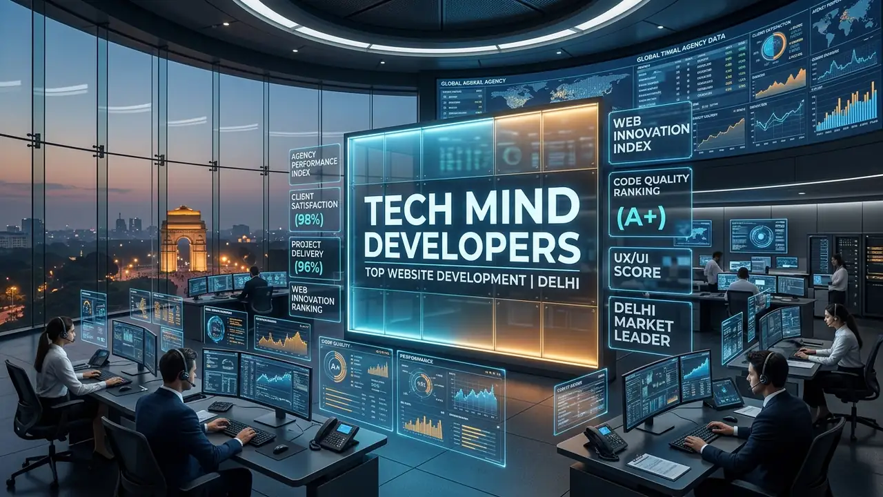 Top 10 Website Development Companies in Delhi - Tech Mind Developers