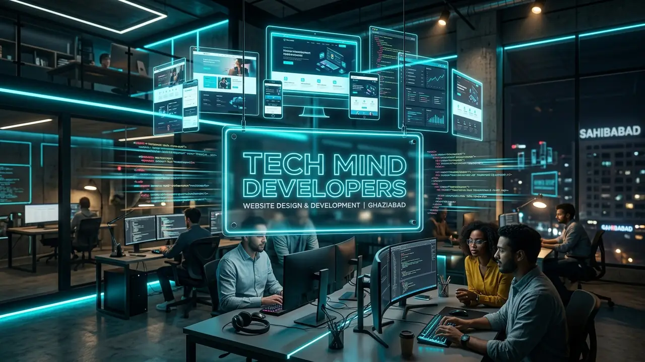 Top 10 Website Development Companies in Ghaziabad - Tech Mind Developers