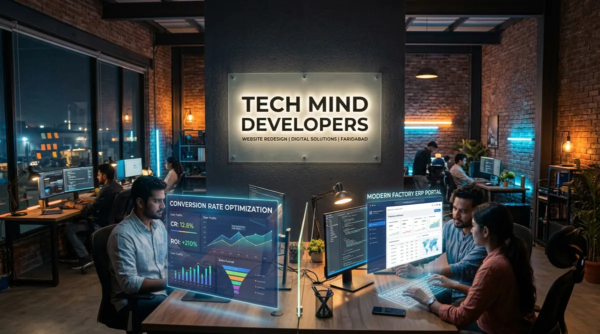 Website Redesign Company in Faridabad - Tech Mind Developers