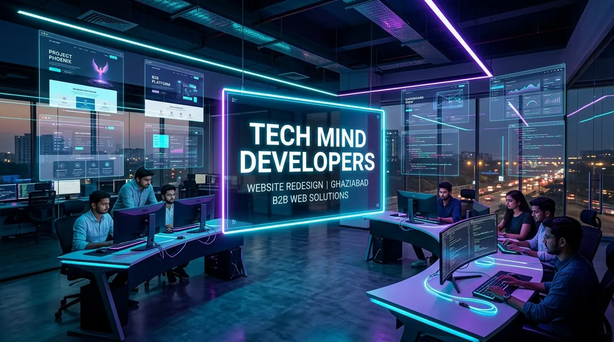 Website Redesign Company in Ghaziabad - Tech Mind Developers
